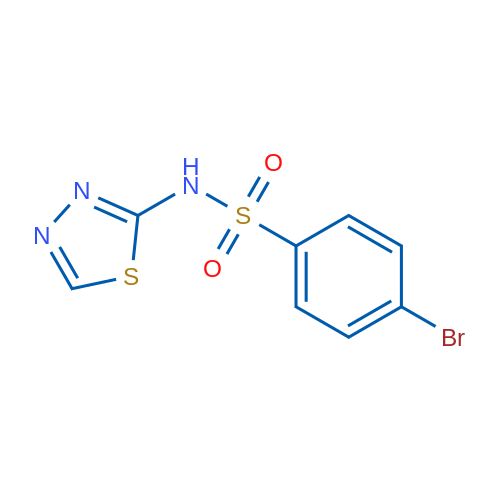 4-Bromo-N-(1,3,4-thiadiazol-2-yl)benzenesulfonamide 1g