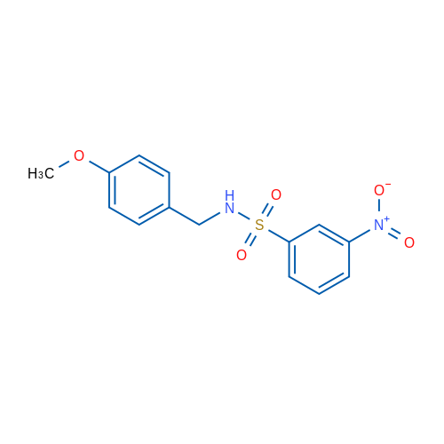 N-(4-MEthoxybenzyl)-3-nitrobenzenesulfonamide 5g