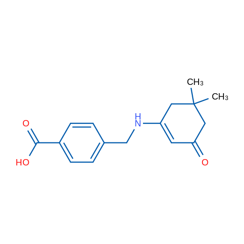 4-(((5,5-Dimethyl-3-oxocyclohex-1-en-1-yl)amino)methyl)benzoic acid 1g