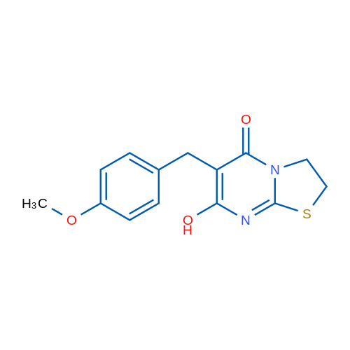 7-Hydroxy-6-(4-methoxybenzyl)-2H-thiazolo[3,2-a]pyrimidin-5(3H)-one 1g