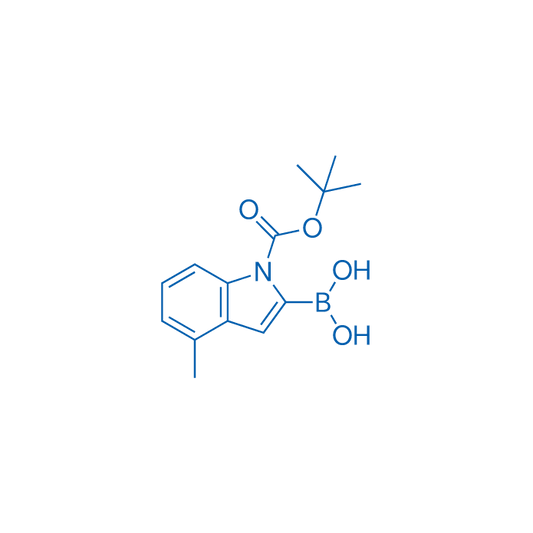 (1-(tert-Butoxycarbonyl)-4-methyl-1H-indol-2-yl)boronic acid 25g