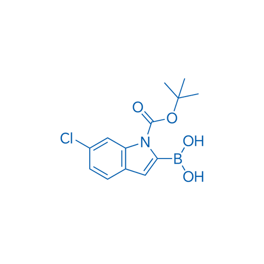 (1-(tert-Butoxycarbonyl)-6-chloro-1H-indol-2-yl)boronic acid 5g