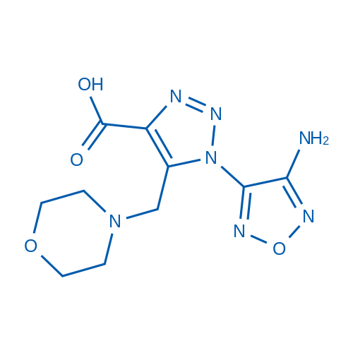 1-(4-Amino-1,2,5-oxadiazol-3-yl)-5-(morpholinomethyl)-1H-1,2,3-triazole-4-carboxylic acid 5g