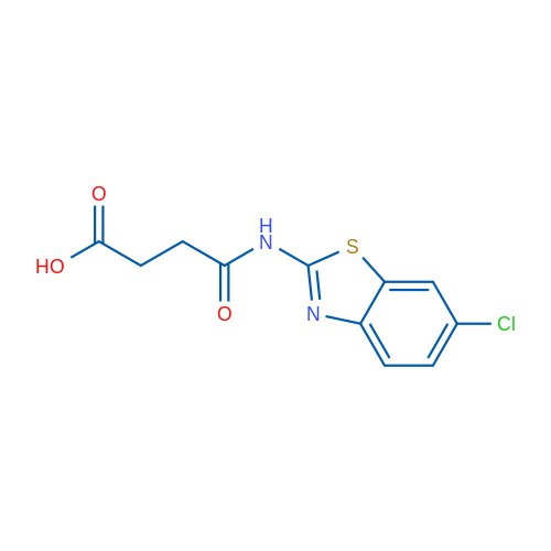 4-((6-Chlorobenzo[d]thiazol-2-yl)amino)-4-oxobutanoic acid 1g