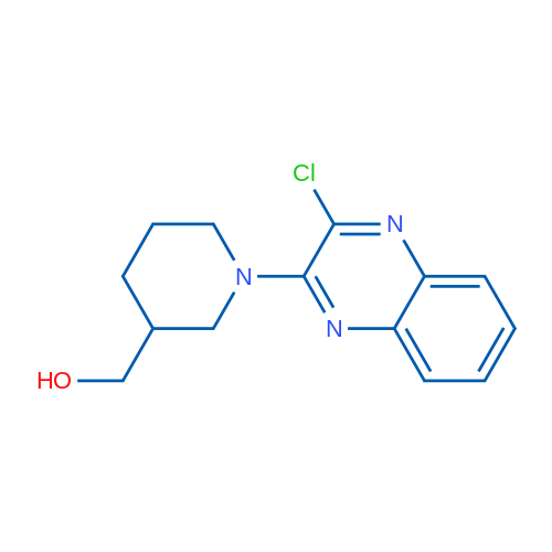 (1-(3-Chloroquinoxalin-2-yl)piperidin-3-yl)methanol 1g