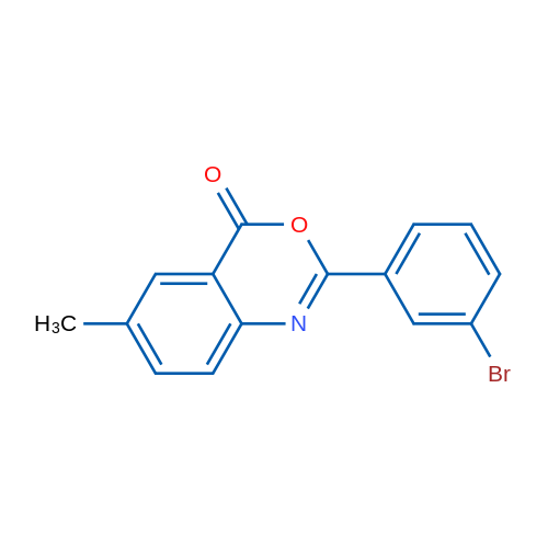 2-(3-Bromophenyl)-6-methyl-4H-3,1-benzoxazin-4-one 1g
