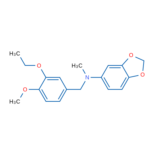 N-(3-Ethoxy-4-methoxybenzyl)-N-methylbenzo[d][1,3]dioxol-5-amine 1g