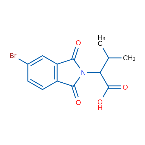 2-(5-Bromo-1,3-dioxo-1,3-dihydro-isoindol-2-yl)-3-methyl-butyric acid 1g