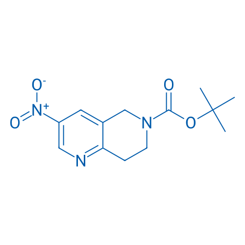 tert-Butyl 3-nitro-7,8-dihydro-1,6-naphthyridine-6(5H)-carboxylate 100mg