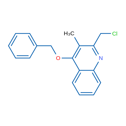4-(Benzyloxy)-2-(chloromethyl)-3-methylquinoline 1g