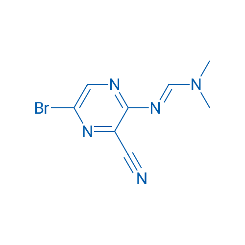 N-(5-BRomo-3-cyanopyrazin-2-yl)-N,N-dimethylformimidamide 1g