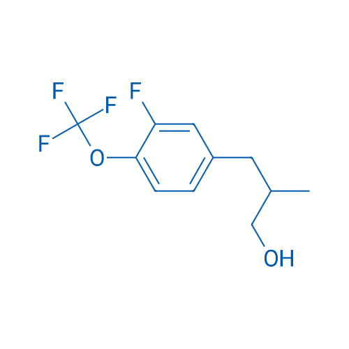 3-(3-Fluoro-4-(trifluoromethoxy)phenyl)-2-methylpropan-1-ol 1g