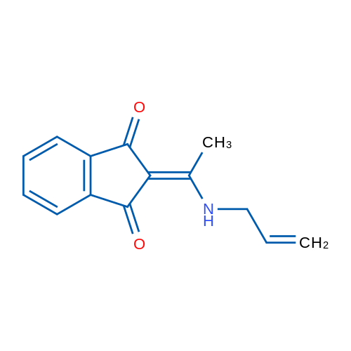 2-{1-[(prop-2-en-1-yl)amino]ethylidene}-2,3-dihydro-1H-indene-1,3-dione 1g