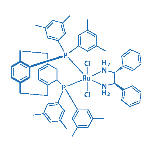 Dichloro[(S)-(+)-4,12-bis(di(3,5-xylyl)phosphino)-[2.2]-paracyclophane][(1R,2R)-(+)-1,2-diphenylethylenediamine]ruthenium(II) 10mg