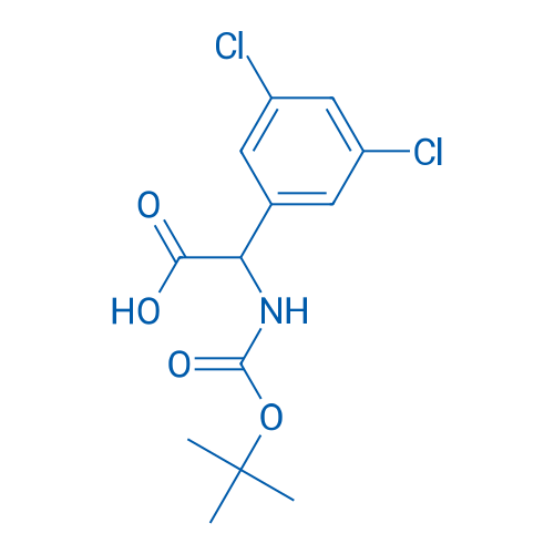 2-((tert-Butoxycarbonyl)amino)-2-(3,5-dichlorophenyl)acetic acid 250mg