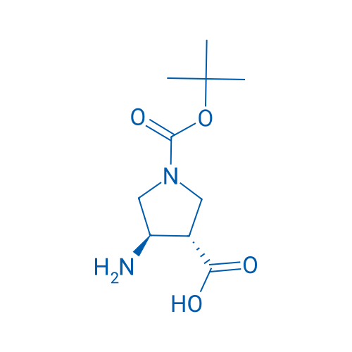 trans-4-Amino-1-Boc-pyrrolidine-3-carboxylic acid 5g