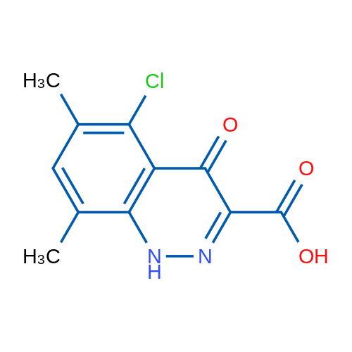 5-Chloro-6,8-dimethyl-4-oxo-1,4-dihydrocinnoline-3-carboxylic acid 1g