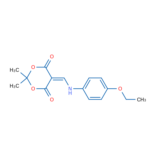 5-{[(4-ethoxyphenyl)amino]methylidene}-2,2-dimethyl-1,3-dioxane-4,6-dione 1g