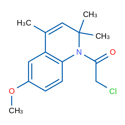 2-Chloro-1-(6-methoxy-2,2,4-trimethylquinolin-1(2H)-yl)ethanone 5g