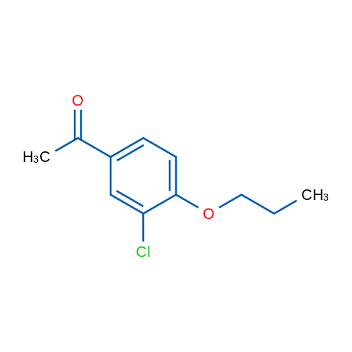 1-(3-Chloro-4-propoxyphenyl)ethanone 1g