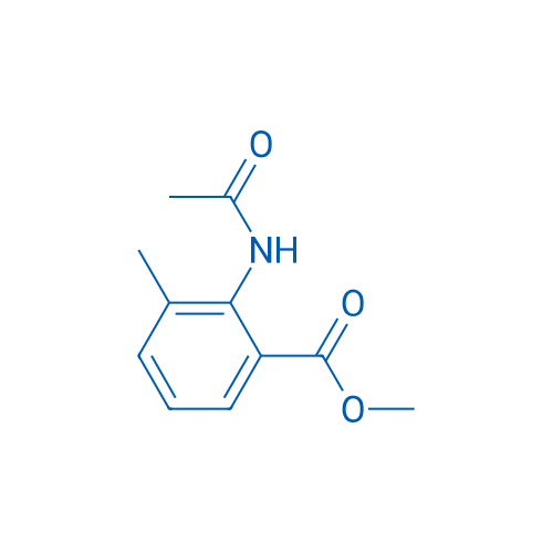 Benzoic acid, 2-(acetylamino)-3-methyl-, methyl ester 250mg