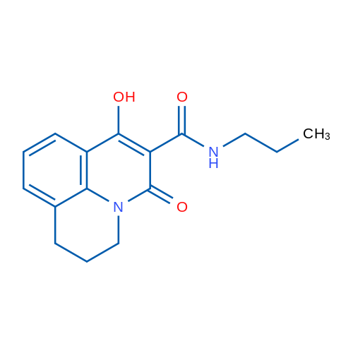 4-Hydroxy-2-oxo-N-propyl-1-azatricyclo[7.3.1.0^{5,13}]trideca-3,5(13),6,8-tetraene-3-carboxamide 1g