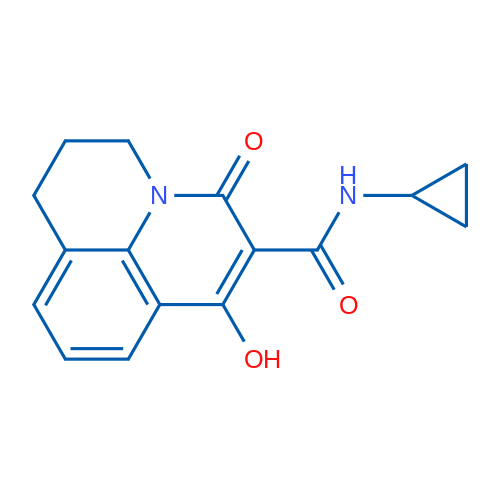 N-Cyclopropyl-4-hydroxy-2-oxo-1-azatricyclo[7.3.1.0^{5,13}]trideca-3,5(13),6,8-tetraene-3-carboxamide 1g