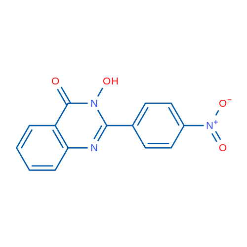 3-Hydroxy-2-(4-nitrophenyl)-3,4-dihydroquinazolin-4-one 1g