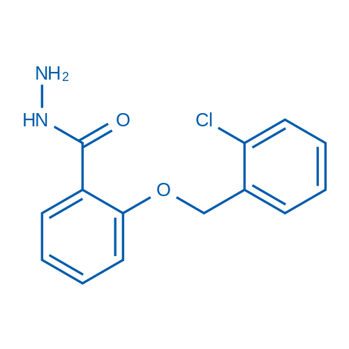 2-[(2-Chlorophenyl)methoxy]benzohydrazide 50mg