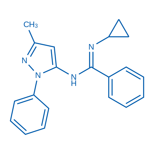 N'-Cyclopropyl-N-(3-methyl-1-phenyl-1H-pyrazol-5-yl)benzimidamide 5g