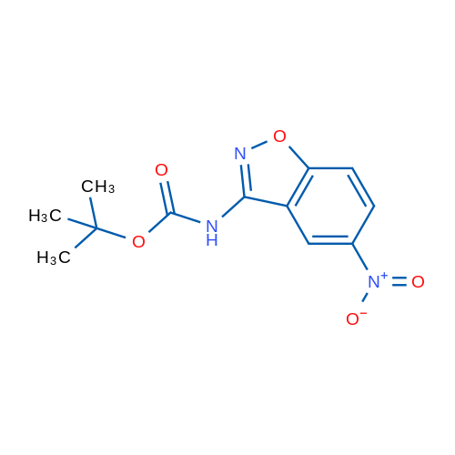 tert-Butyl (5-nitrobenzo[d]isoxazol-3-yl)carbamate 1g