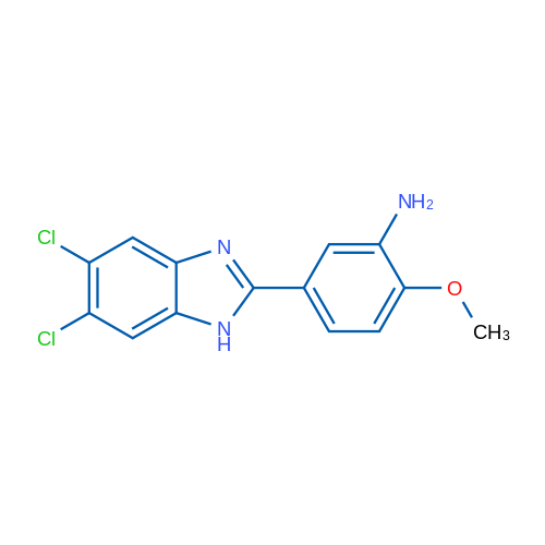 5-(5,6-Dichloro-1H-benzo[d]imidazol-2-yl)-2-methoxyaniline 1g