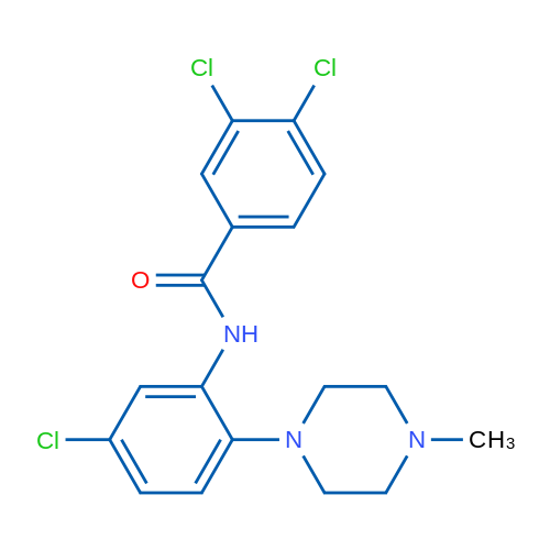 3,4-Dichloro-N-[5-chloro-2-(4-methylpiperazin-1-yl)phenyl]benzamide 1g