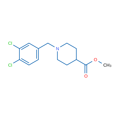 Methyl 1-(3,4-dichlorobenzyl)piperidine-4-carboxylate 5g