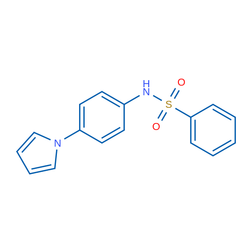 N-[4-(1H-Pyrrol-1-yl)phenyl]benzenesulfonamide 2mg