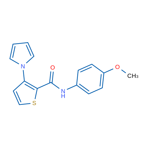 N-(4-Methoxyphenyl)-3-(1H-pyrrol-1-yl)thiophene-2-carboxamide 1g