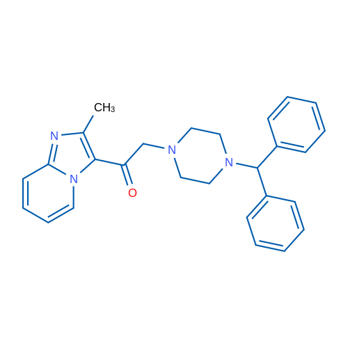 2-[4-(Diphenylmethyl)piperazin-1-yl]-1-{2-methylimidazo[1,2-a]pyridin-3-yl}ethan-1-one 1g