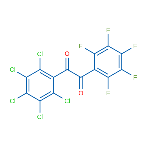 1-(Perchlorophenyl)-2-(perfluorophenyl)ethane-1,2-dione 1g