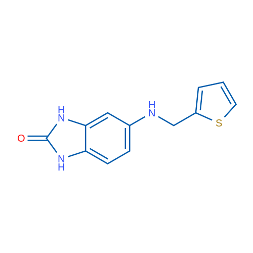 5-((Thiophen-2-ylmethyl)amino)-1H-benzo[d]imidazol-2(3H)-one 1g