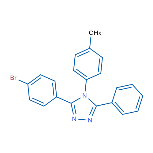 3-(4-Bromophenyl)-5-phenyl-4-(p-tolyl)-4H-1,2,4-triazole 1g