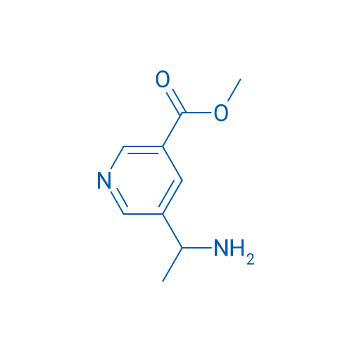 5-(1-Aminoethyl)3-pyridinecarboxylic acid methyl ester 250mg