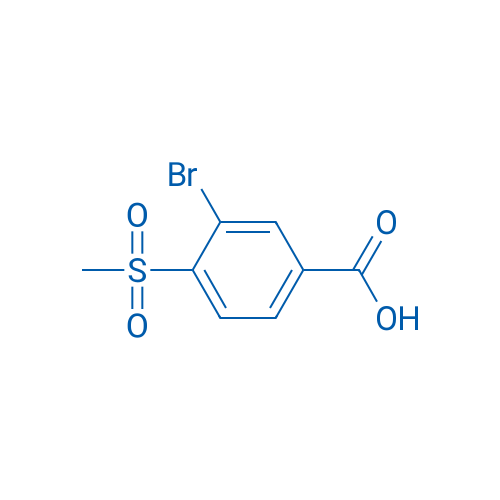 3-Bromo-4-(methylsulfonyl)benzoic acid 100mg