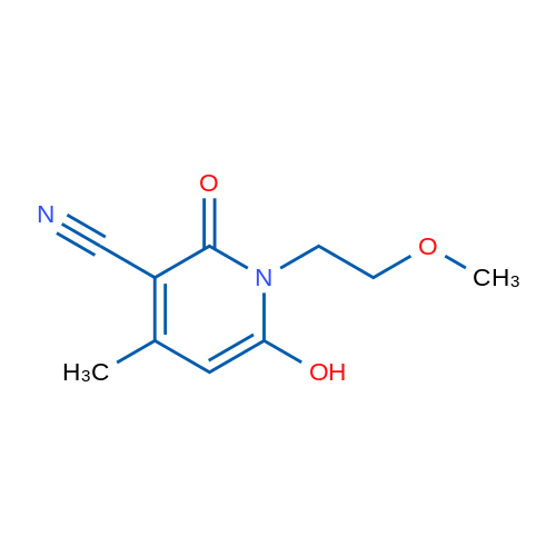 6-Hydroxy-1-(2-methoxyethyl)-4-methyl-2-oxo-1,2-dihydropyridine-3-carbonitrile 1g