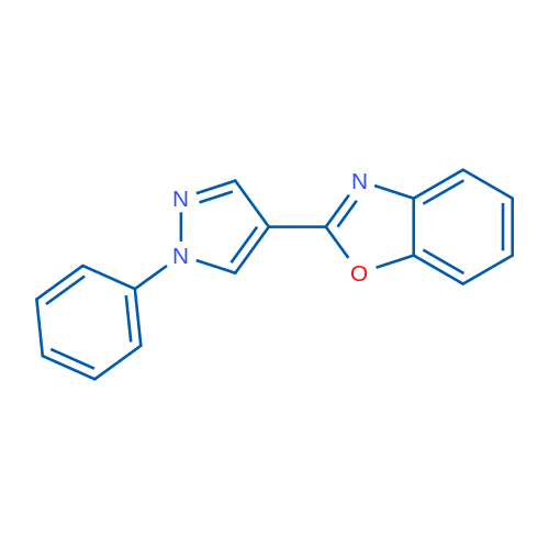 2-(1-Phenyl-1H-pyrazol-4-yl)-1,3-benzoxazole 1g