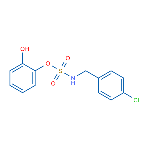 2-Hydroxyphenyl N-[(4-chlorophenyl)methyl]sulfamate 1g