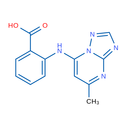 2-((5-Methyl-[1,2,4]triazolo[1,5-a]pyrimidin-7-yl)amino)benzoic acid 1g
