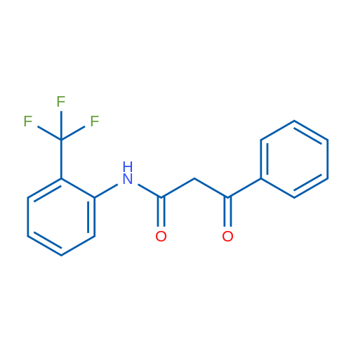 3-Oxo-3-phenyl-N-(2-(trifluoromethyl)phenyl)propanamide 5g