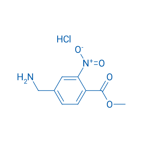 Methyl 4-(aminomethyl)-2-nitrobenzoate hydrochloride 1g