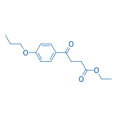 Ethyl 4-oxo-4-(4-n-propoxyphenyl)butyrate 1g