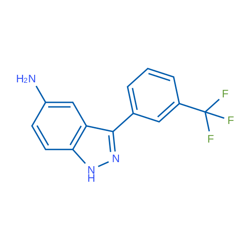 3-(3-(Trifluoromethyl)phenyl)-1H-indazol-5-amine 1g